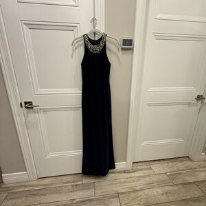 Women’s Lulu's Midnight‎ Blue Dress with Metallic Accents
